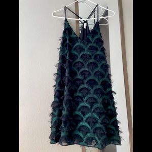 BEAUTIFUL PEACOCK DRESS! Used only once!!!